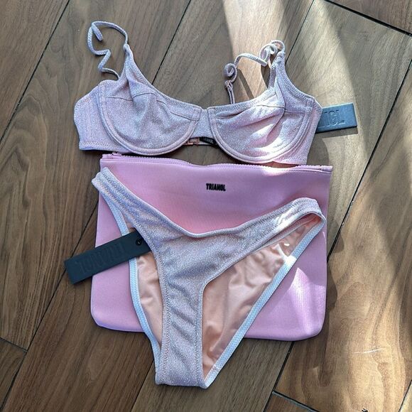 TRIANGL LINA CHEEKY BLUSH + BAG NEW WITH TAGS - Picture 9 of 11